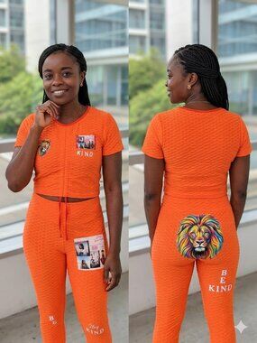 Two  Pieces Pants Outfit Sets